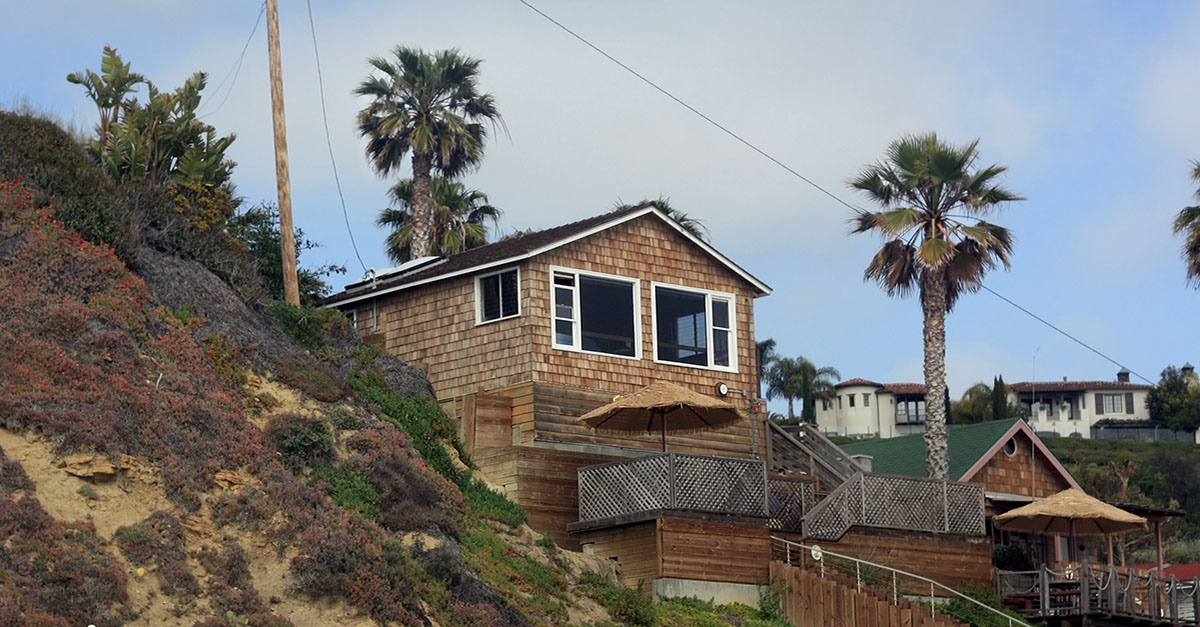 An older beach house